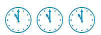 3 clocks